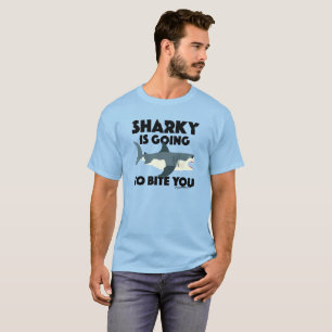 Sharky Is Going To Bite You Design - Men's Basic T T-Shirt