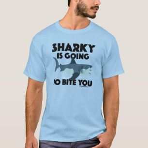 Sharky Is Going To Bite You Design - Men's Basic T T-Shirt