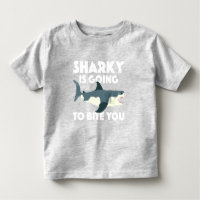 Sharky Is Going To Bite You Design - Toddler Fine