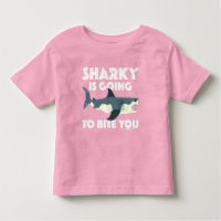 Sharky Is Going To Bite You Design - Toddler Fine 