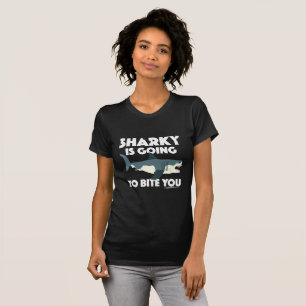 Sharky Is Going To Bite You Design - Women's Bella T-Shirt