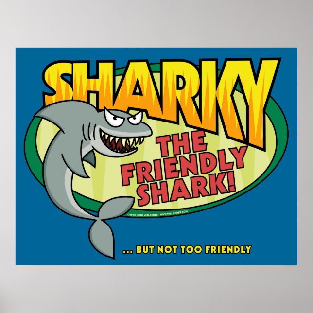 Sharky Poster (Front)