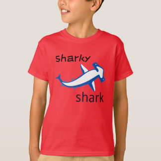 Sharky Shark Light Blue Boys T-Shirt