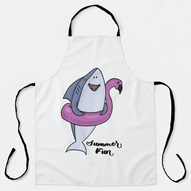 Sharky Summer Fun Apron (Front)