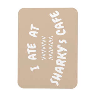 SHARKY's CAFE Memorial Magnet