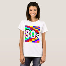 Sharnia’s ‘80s Colored Background’ T-Shirt