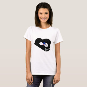 Sharnia’s Lips Cuba T-Shirt (Black Lips)