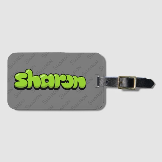 Sharon Luggage Tag (Front Horizontal)