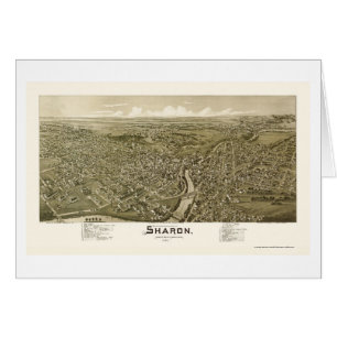Sharon, PA Panoramic Map - 1901