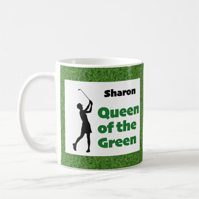 sharon Queen of the Green Coffee Mug (Left)