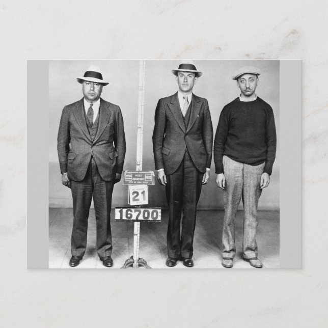 Sharp Dressed Men: 1933 Postcard (Front)