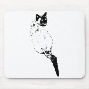 Sharp Focus Cat Mouse Pad