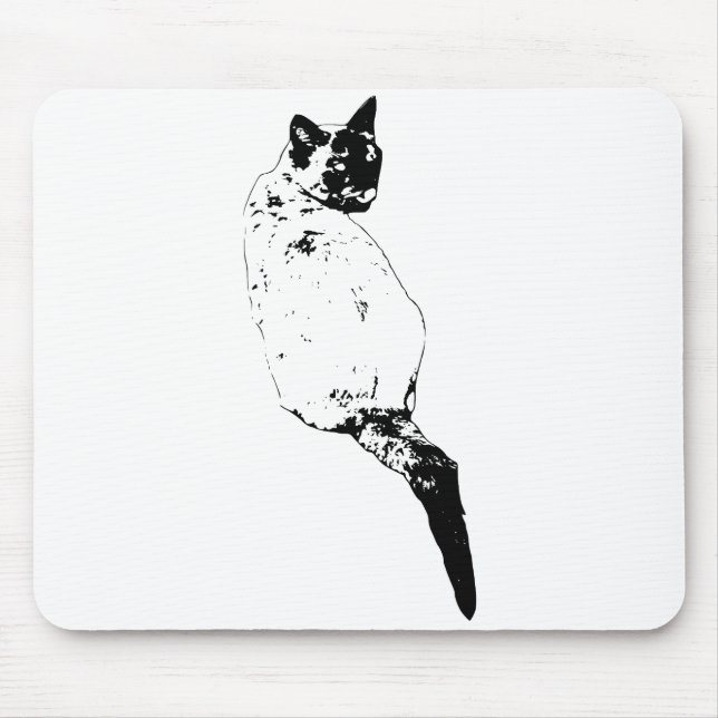 Sharp Focus Cat Mouse Pad (Front)
