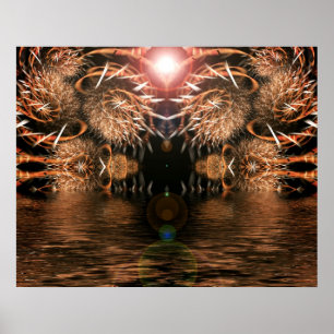Sharp Focus Fractal Poster