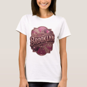 Sharp Gold BROOKLYN Quote Shirt