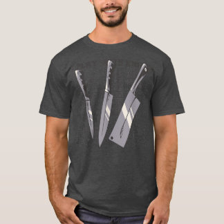 Sharp I Play with Knives Chef Knife Culinary Skill T-Shirt