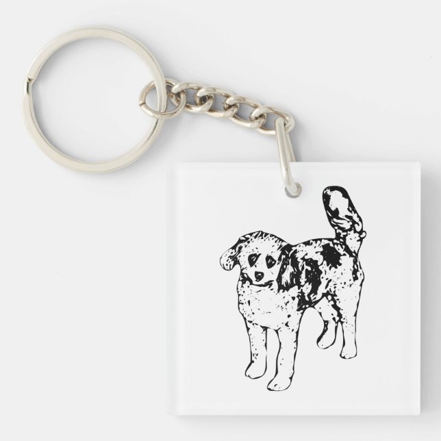 Sharp Ink Lines Bring Holiday Joy to Travels Key Ring (Front)