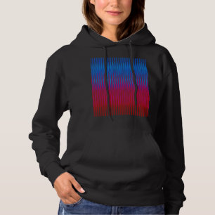 Sharp Lines of Yin Yang Abstraction Art Design Hoodie