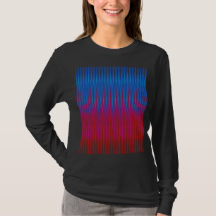 Sharp Lines of Yin Yang Abstraction Art Design T-Shirt