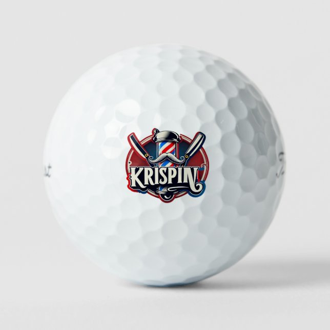 "Sharp Logo for Barbers" Golf Balls (Front)