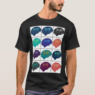 SHARP Multi colour Brains T-Shirt