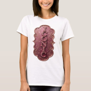 Sharp Pink ICONIC Bold Design T-Shirt