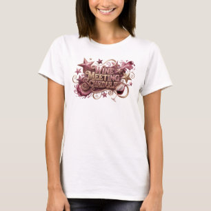 Sharp Pink WINE MEETING SCHEDULED Statement Tee