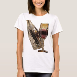 Sharp Silver ABSTRACT ART Design T-Shirt