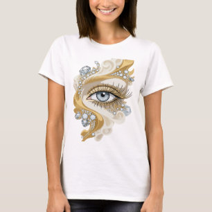Sharp Silver ABSTRACT ART Modern Design v2 T-Shirt