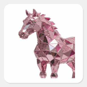 Sharp Silver Abstract Craft Sticker