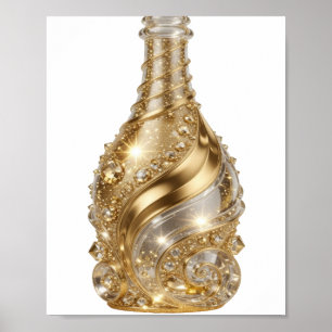 Sharp Silver GOLDEN GLAMOUR Poster