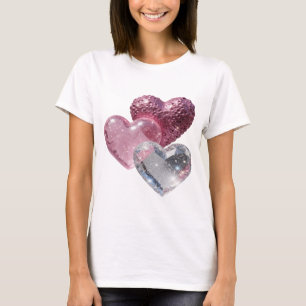 Sharp Silver THREE HEARTS Tee