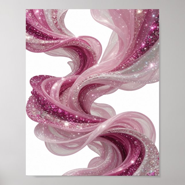 Sharp Silver WAVE Design Poster (Front)