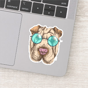 Sharpei In Sunglasses
