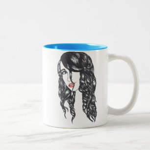 Sharpie All Over Mug 110z (White/Blue) 2