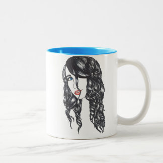 Sharpie All Over Mug 110z (White/Blue) 2