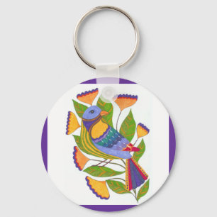 Sharpie Marker Bird Keychain