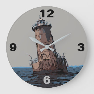 SHARPS ISLAND LIGHT LARGE CLOCK