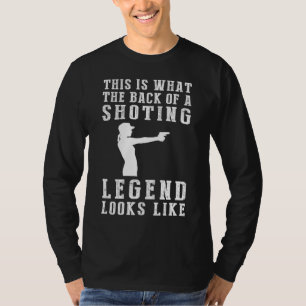 Sharpshooting Legends - Take a Shot at the Back of T-Shirt
