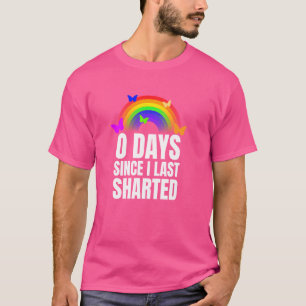 Sharted Joke Sharting Pants Shart Funny Embarrassi T-Shirt