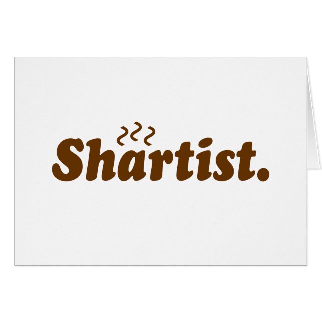 Shartist. Greeting Card (Front Horizontal)