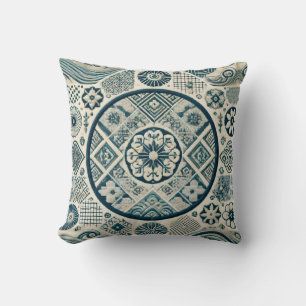 Shashiko-Inspired Design 3 Cushion