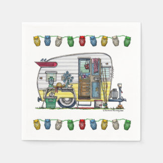 Shasta Camper Trailer RV Napkin