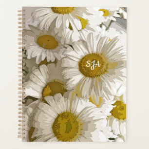 Shasta Daisies Floral Weekly/Monthly Planner
