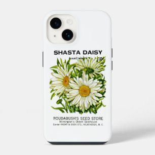 Shasta Daisy Vintage Seed Packet Case-Mate iPhone 14 Case