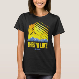 Shasta Lake California Mountains Hiking Camping Vi T-Shirt
