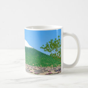 shasta on a clear day coffee mug
