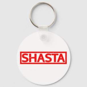Shasta Stamp Key Ring