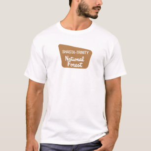 Shasta-Trinity National Forest (Sign) T-Shirt