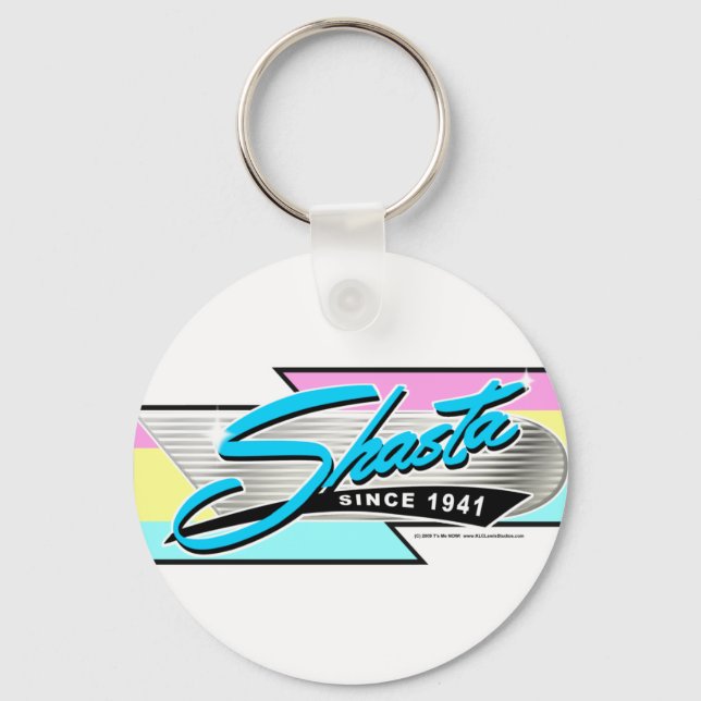 Shasta Z Stripe Key Ring (Front)